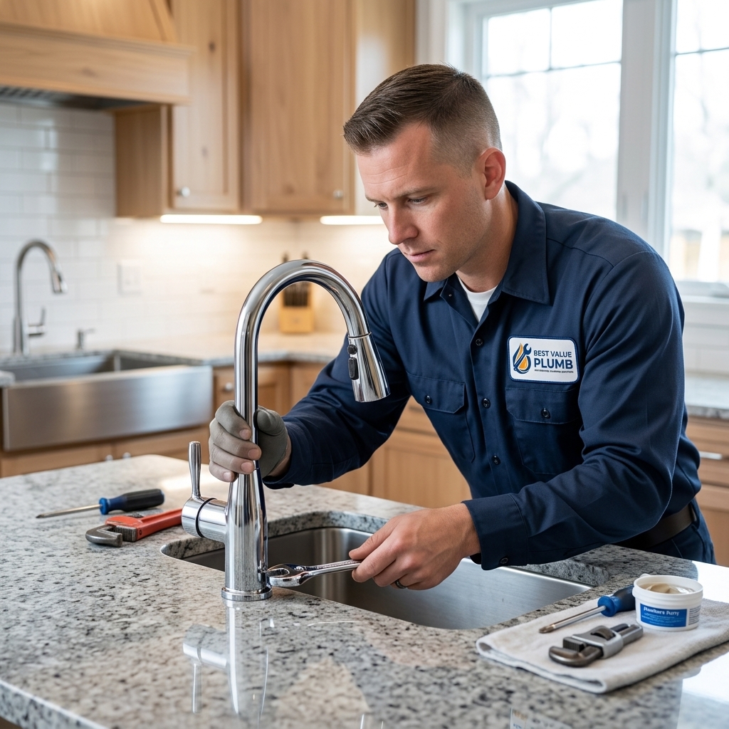 Bathroom and kitchen plumbing service