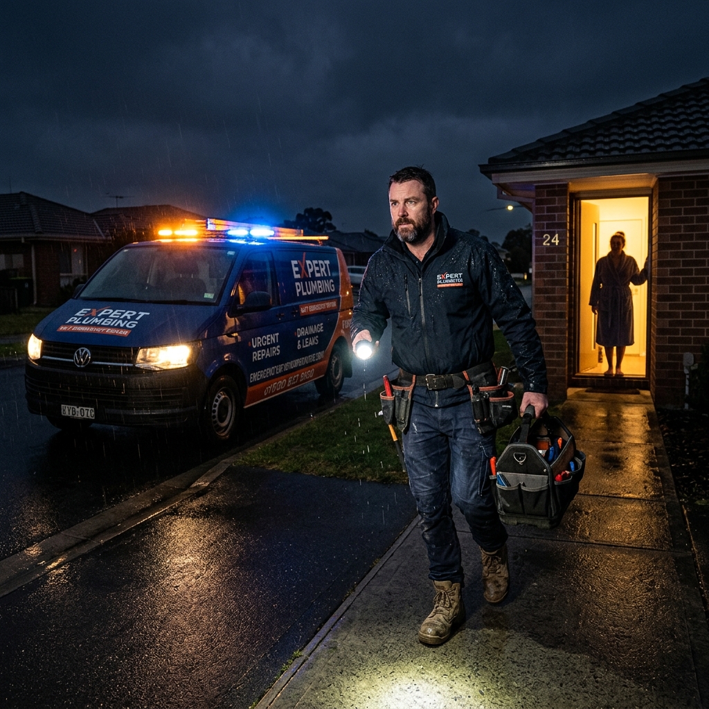 24/7 emergency plumbing response