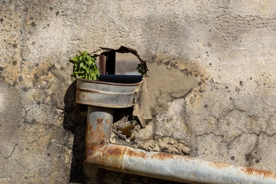 What is a sewer cleanout? Cap visible in a residential yard